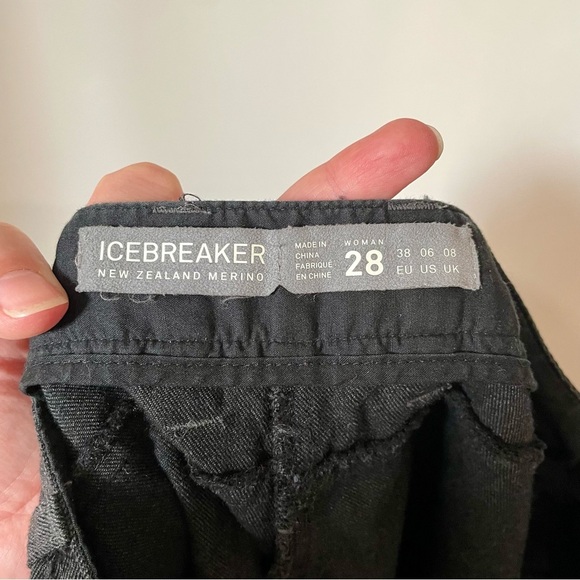 Icebreaker Merino Wool Vista Shorts Grey Size 28 Hiking Outdoors Gorpcore - Picture 6 of 6